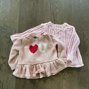 3 for $25 - Set of 2 babygap sweaters